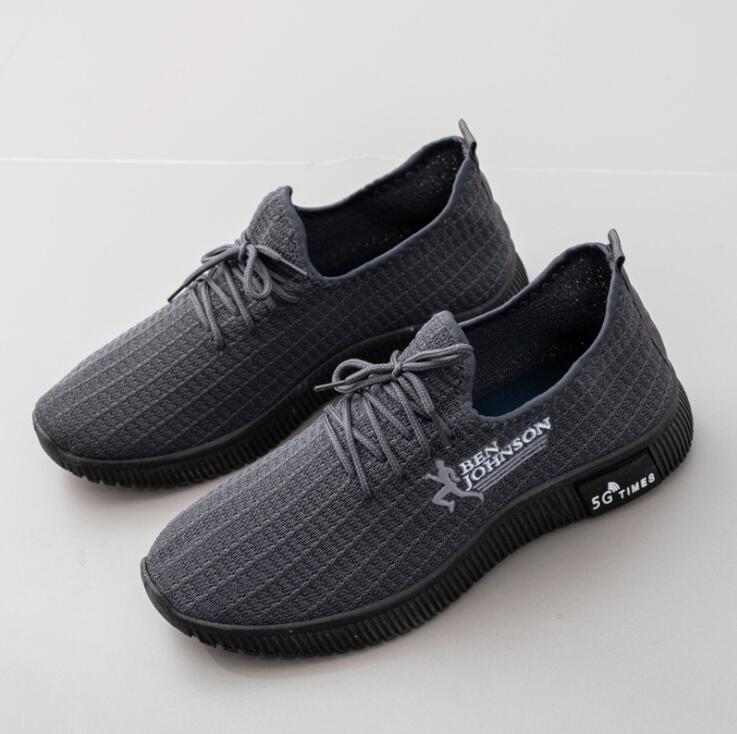 MDNG Big Size Sneakers Shoes for Men Lightweight Breathable Running Walking Male Footwear Soft Sole Lace-up Scarpe Uomo