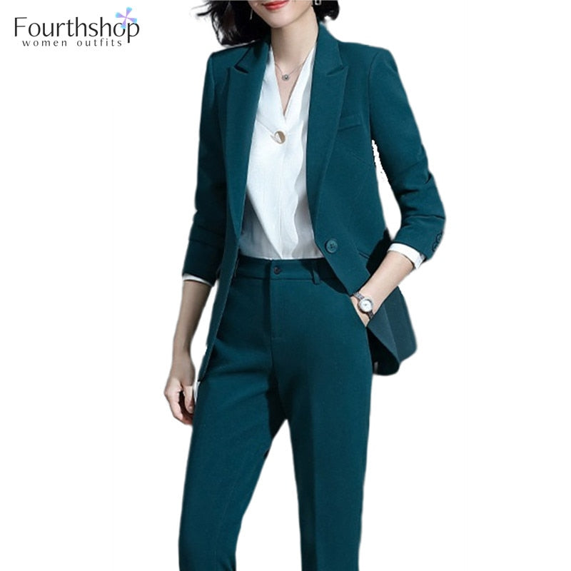 Office Work Skirt Suits Women Two Piece Set Business Lady Uniforms