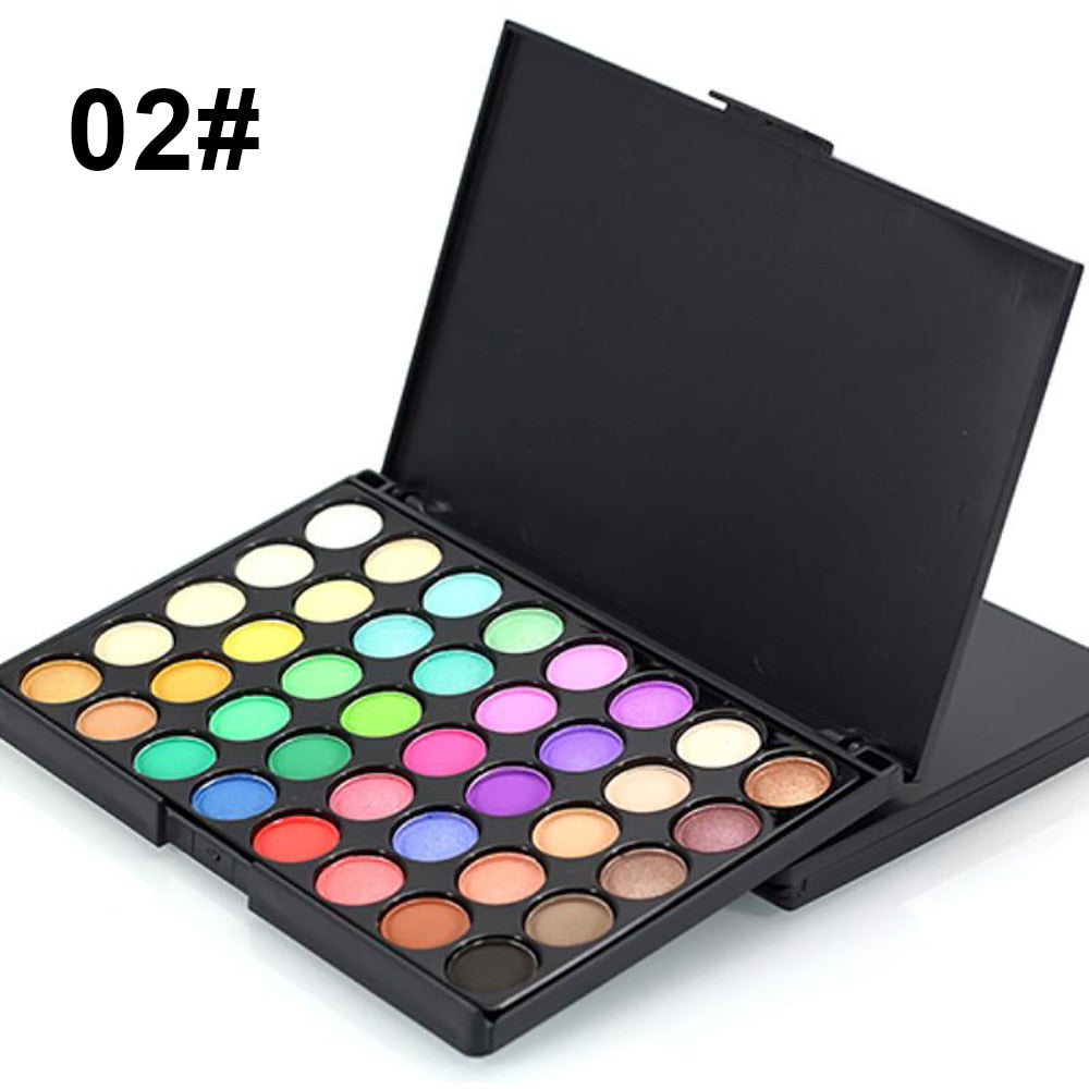 Makeup Matte Luminous Eyeshadow Waterproof Sweatproof Matte Shimmer