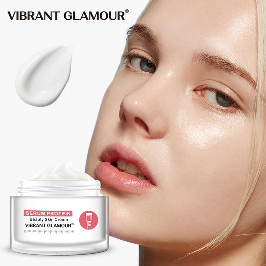 VIBRANT GLAMOUR Serum Protein Face Cream Repair Anti-Wrinkle Reduce Red Blood