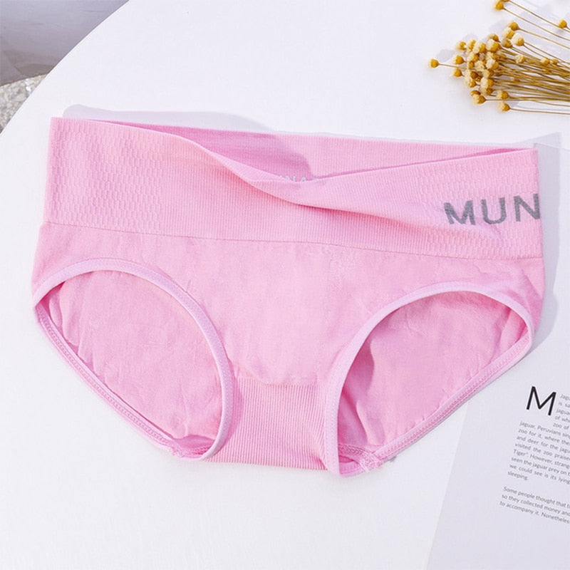 Women&#39;s Sexy High Waist Panty Antibacterial Cotton Briefs Lingerie