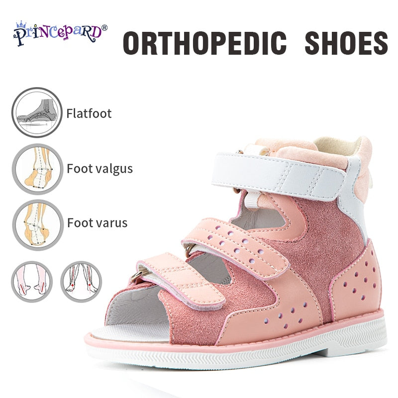 Princepard 2021 Children Orthopedic Shoes for Flat Feet Summer Kids Shoes