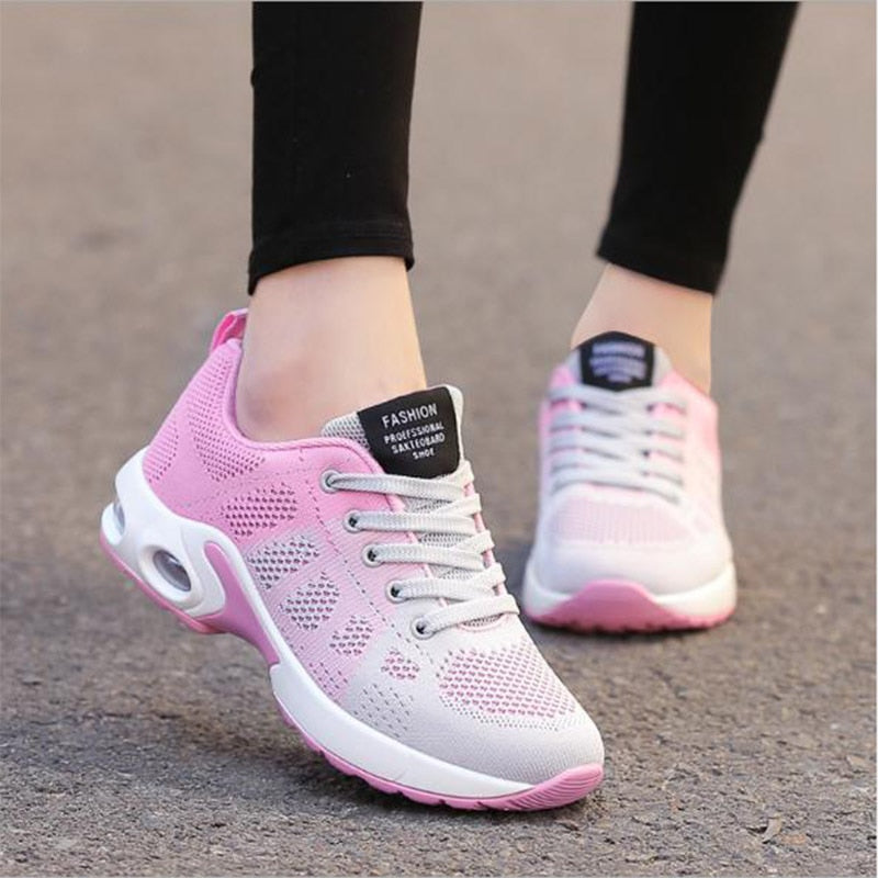 KAMUCC New Platform Ladies Sneakers Breathable Women Casual Shoes Woman Fashion