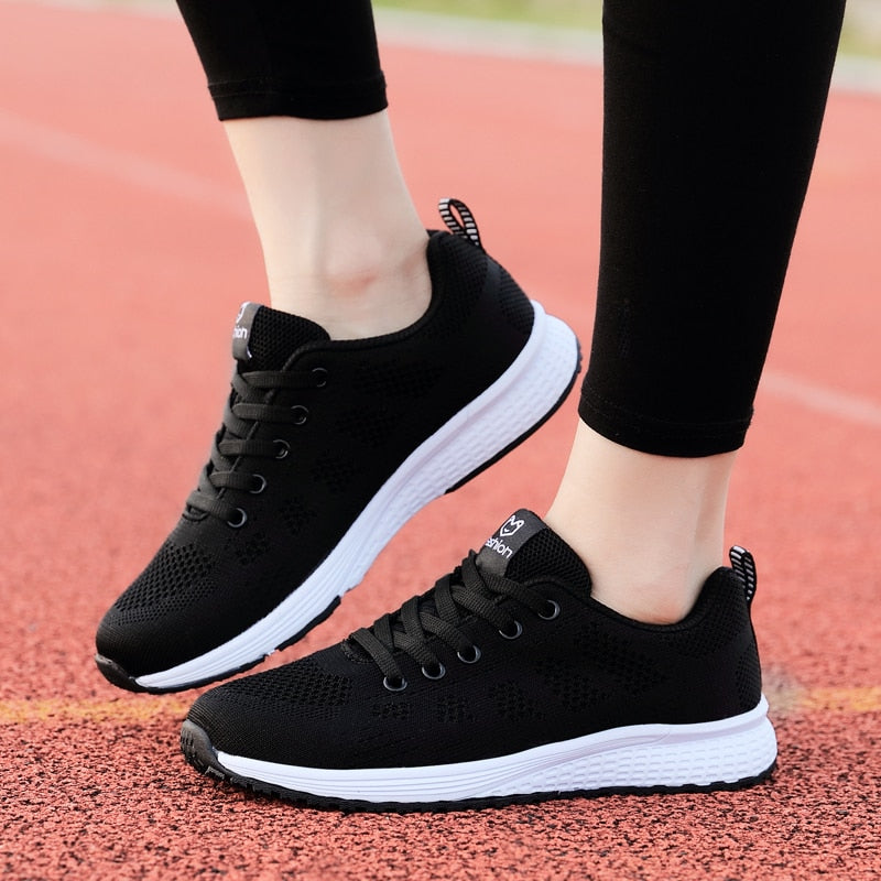 Women's Sport Shoes Female Brand Sneakers Woman Running Shoes Breathable Antislip Light Flats Eur 35-42 zapatos