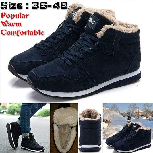 Men Boots Men&#39;s Winter Shoes Fashion Snow Boots Shoes