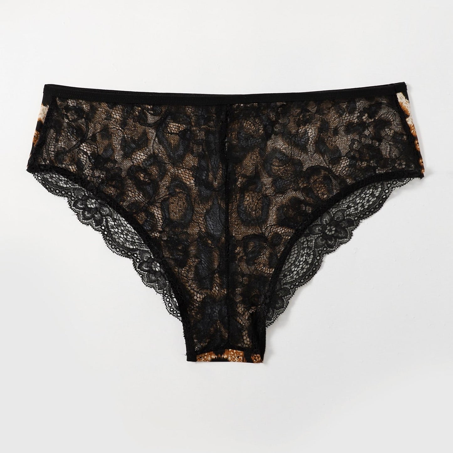 Leopard sensual lingerie woman G-string Briefs Underwear Panties T string