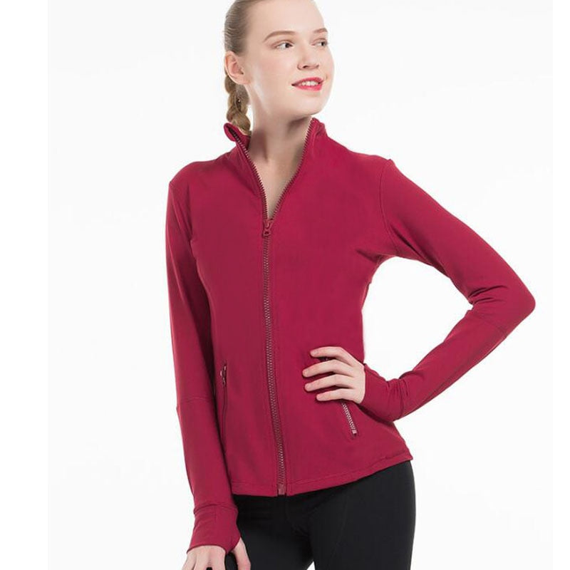 2022 Women skinny Jackets Top Quality Stand Collar windproof Quick dry Jackets Outdoor Jacket