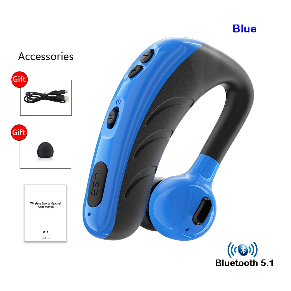 P13 Wireless Bluetooth-Compatible V5.1 Headset Quality Sports Headphones