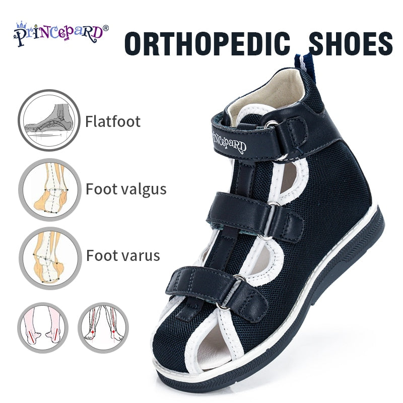 Princepard 2021 Children Orthopedic Shoes for Flat Feet Summer Kids Shoes