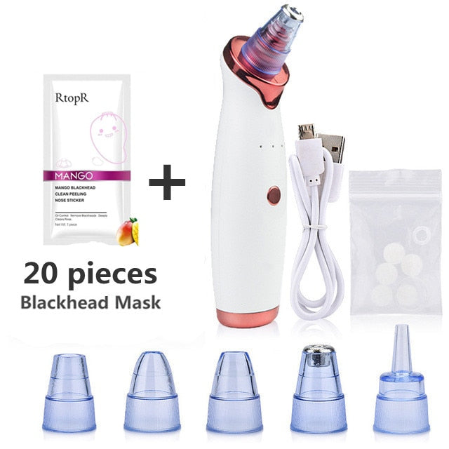 Facial Blackhead Remover Electric Acne Cleaner Blackhead Black Point Vacuum