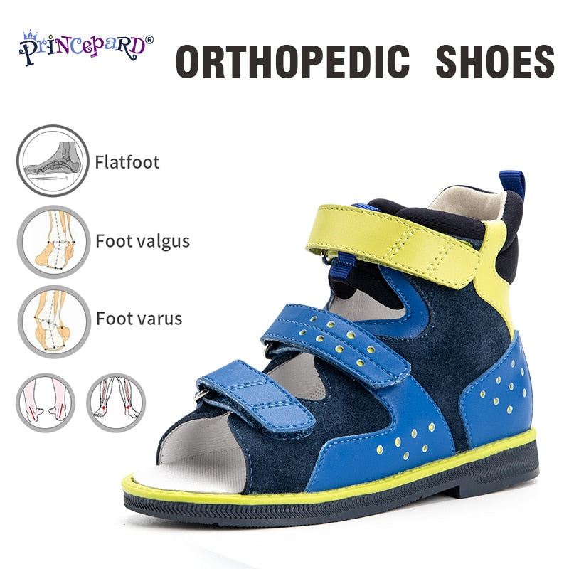 Princepard 2021 Children Orthopedic Shoes for Flat Feet Summer Kids Shoes