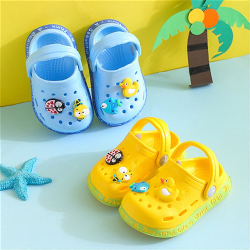 Summer sandals kids Mules Baby Boys Girls Cartoon baby Sandals