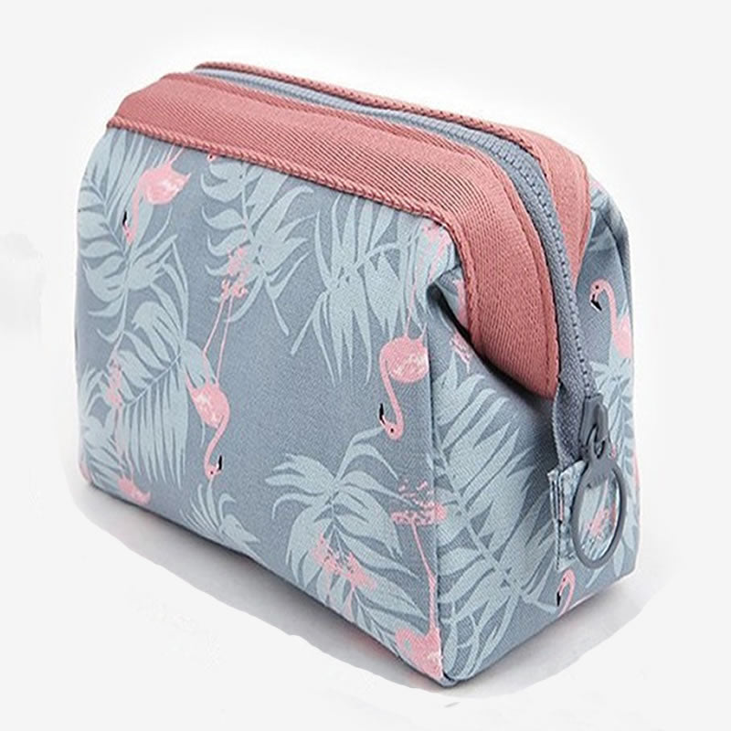 Women Travel Animal Flamingo Make Up Bags Girl Cosmetic Bag Makeup Beauty