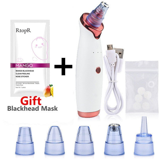 Facial Blackhead Remover Electric Acne Cleaner Blackhead Black Point Vacuum