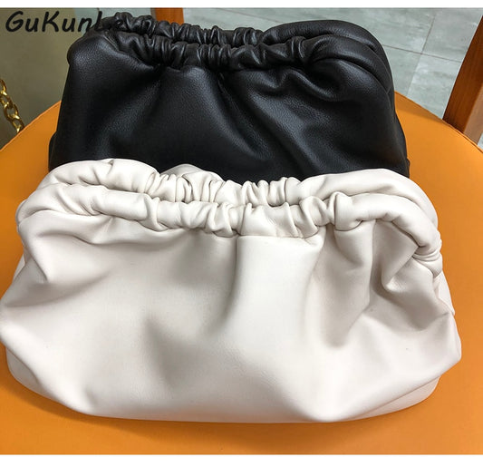 New Fashion Bags for Women 2021 Cloud Bag Soft PU Leather Lady Dumpling