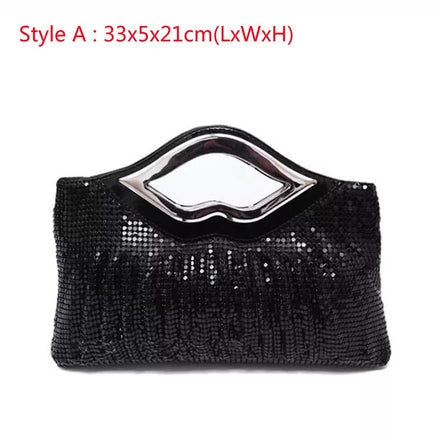 Sequins Evening Clutch Bag Women Luxury Full Rhinestones Handbag Party Bag — view 2 of bags & accessories