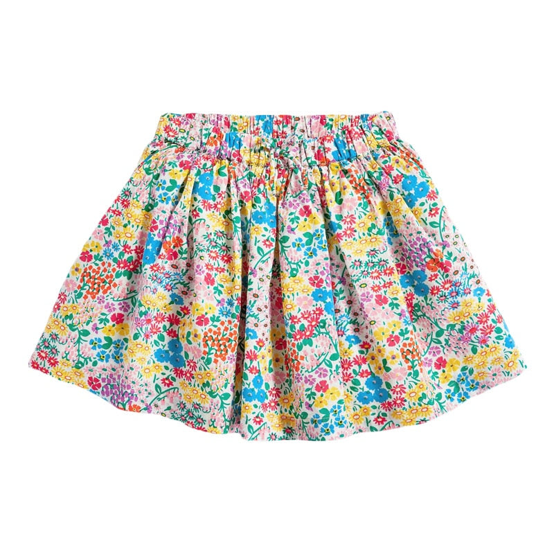 Little maven 2022 Blue Cloud Skirt Cotton Baby Girls Summer