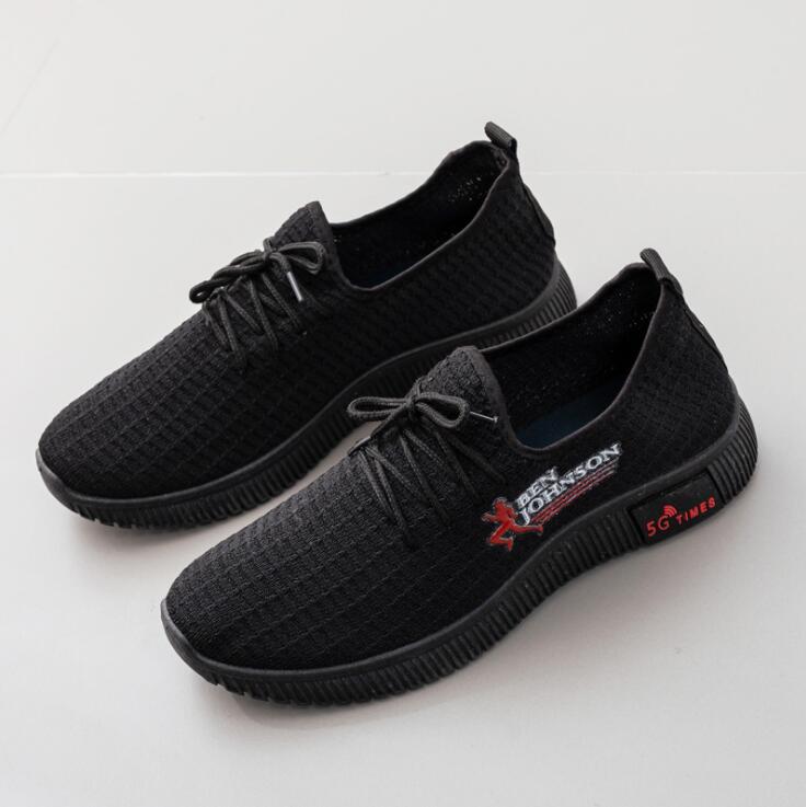 MDNG Big Size Sneakers Shoes for Men Lightweight Breathable Running Walking Male Footwear Soft Sole Lace-up Scarpe Uomo