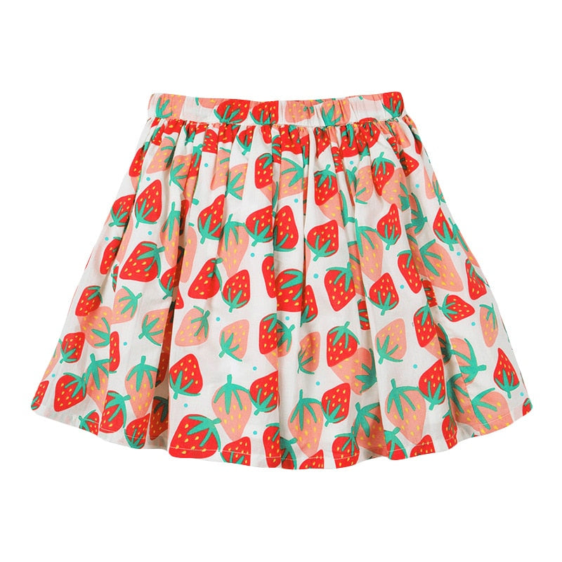 Little maven 2022 Blue Cloud Skirt Cotton Baby Girls Summer