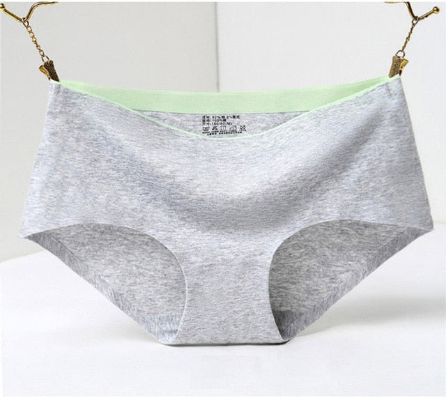 2021 Mid waist seamless Sexy panties Underpants women