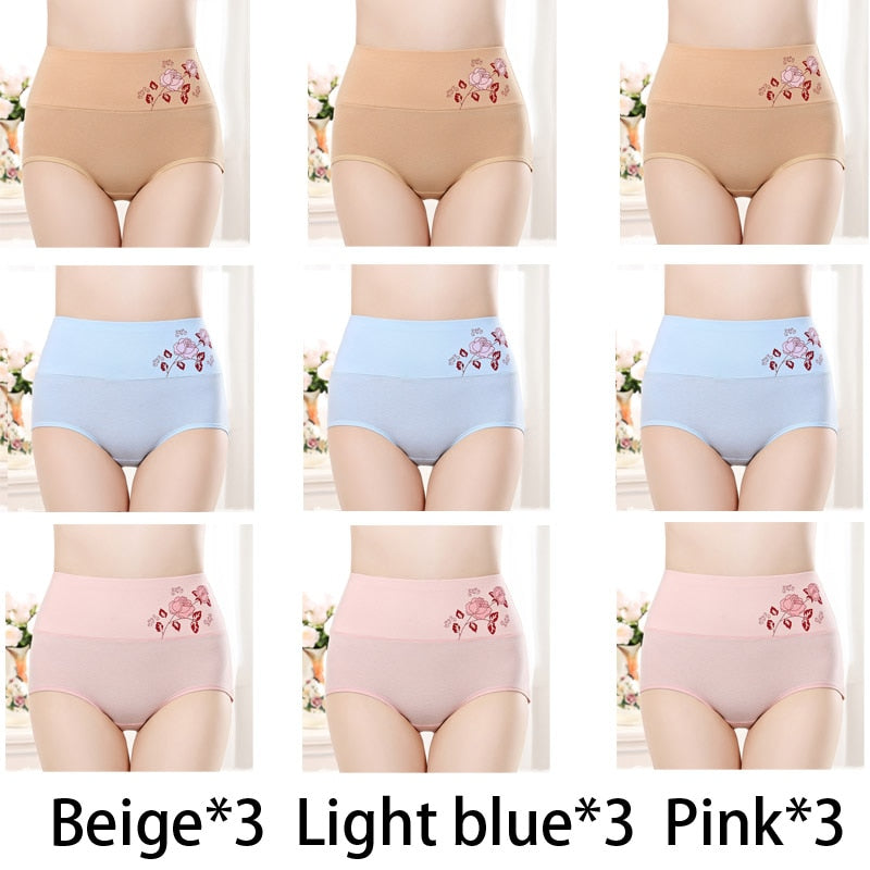 9Pcs woman panties fashionable Women&#39;s cotton panties sexy