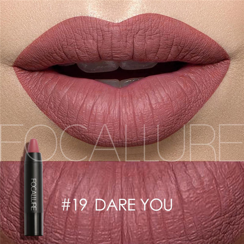 FOCALLURE 19 Colors Matte Lipsticks Waterproof Matte Lipstick Lip Sticks Cosmetic