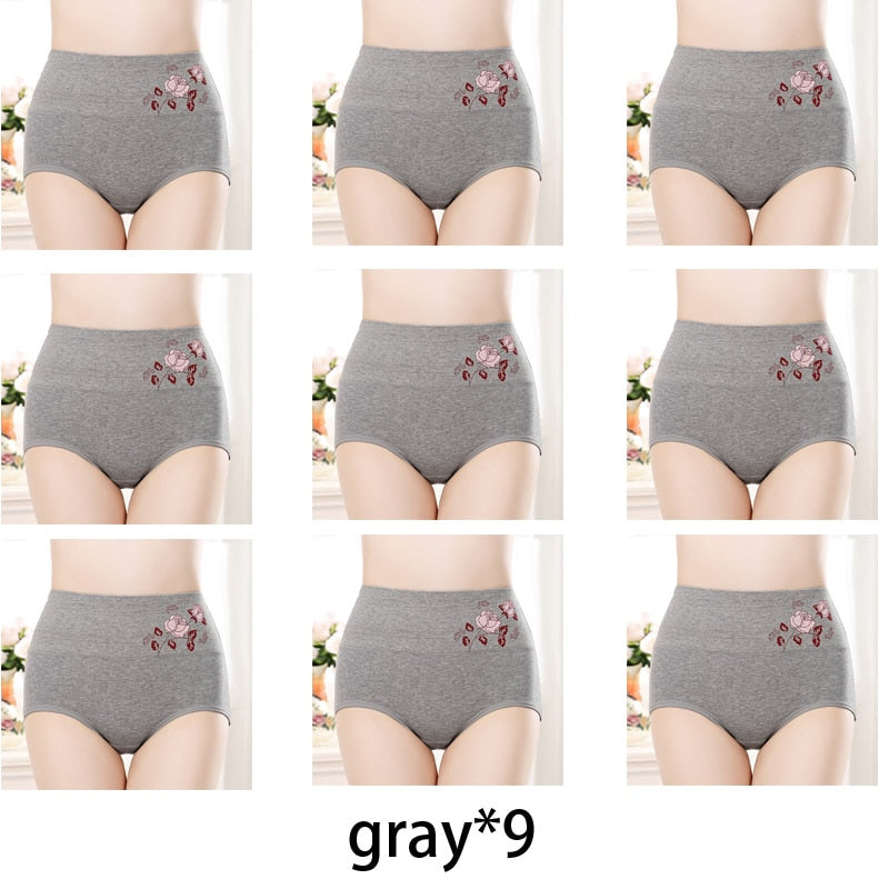 9Pcs woman panties fashionable Women&#39;s cotton panties sexy