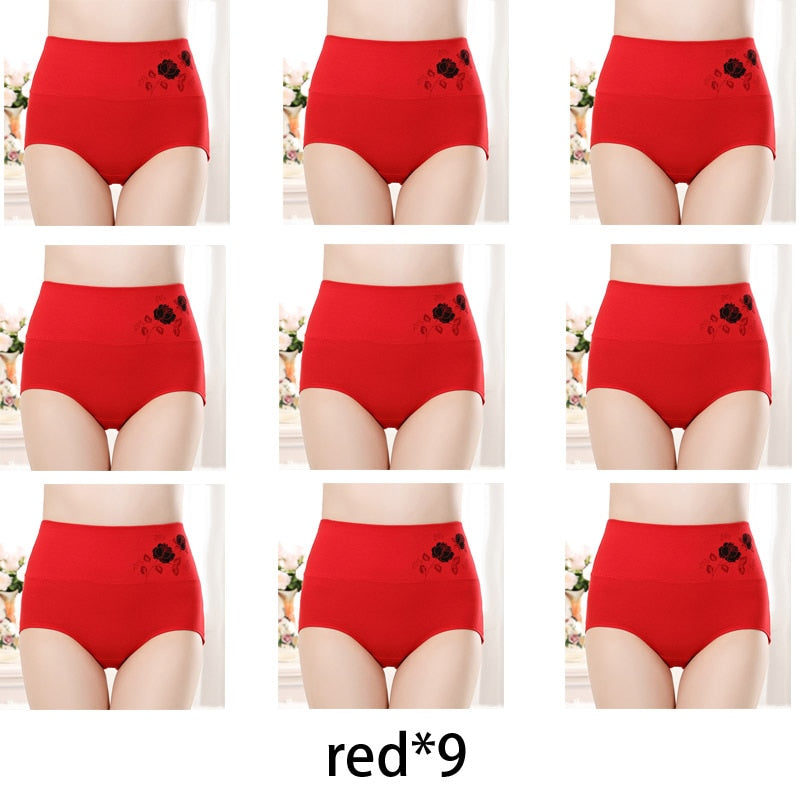 9Pcs woman panties fashionable Women&#39;s cotton panties sexy