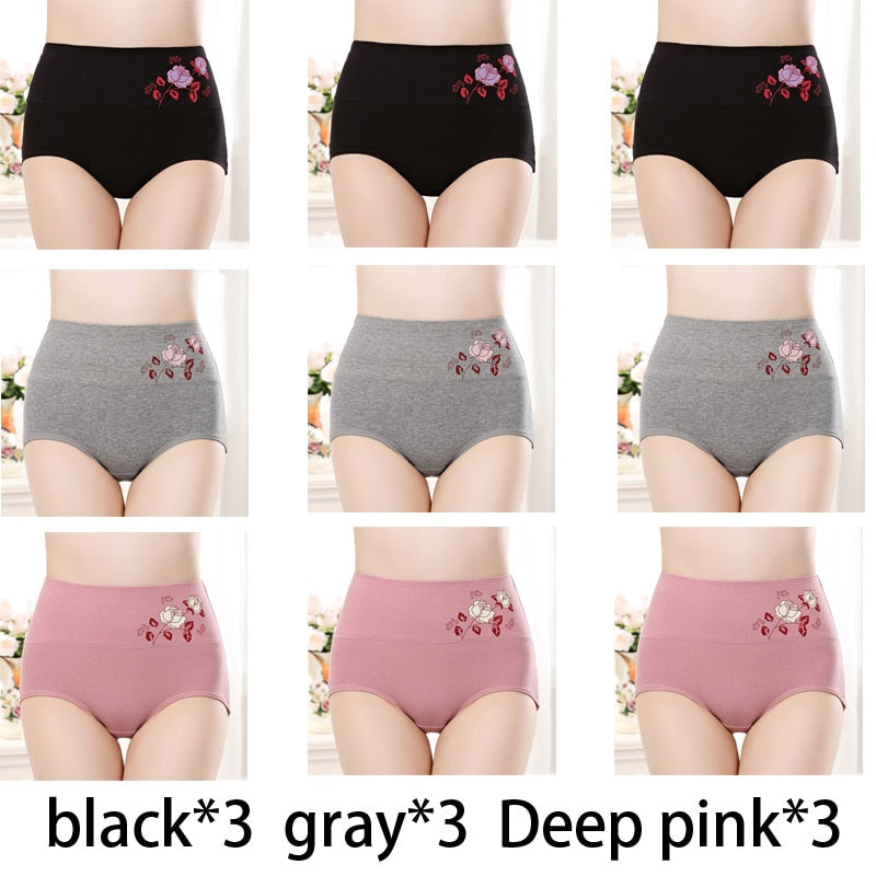 9Pcs woman panties fashionable Women&#39;s cotton panties sexy