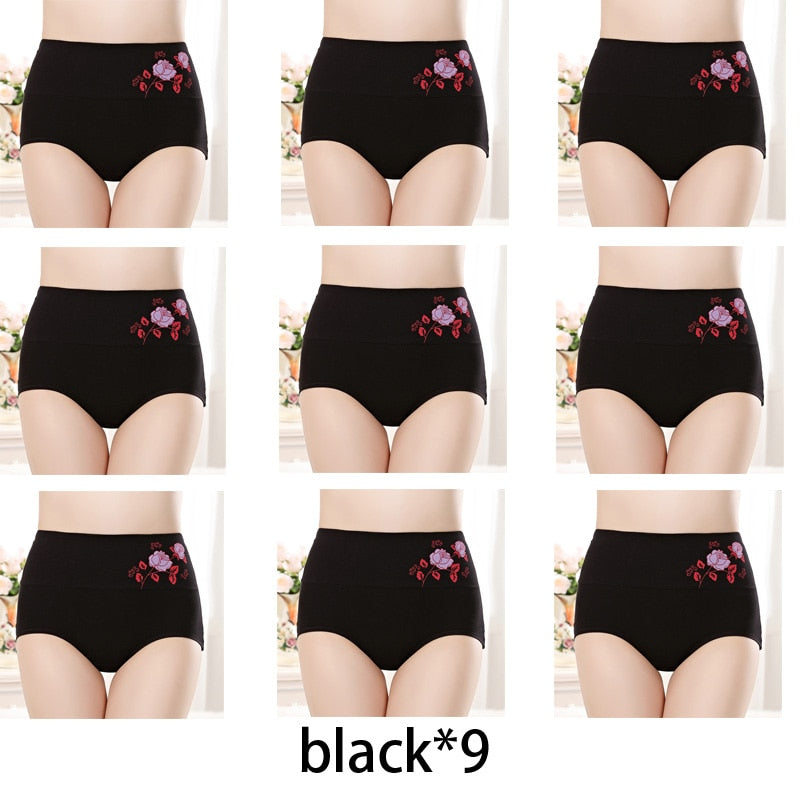 9Pcs woman panties fashionable Women&#39;s cotton panties sexy