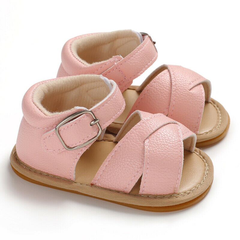 New Infant Baby Girl Casual Soft Sole Prewalker Summer Prewalker Shoes