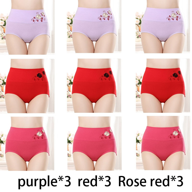 9Pcs woman panties fashionable Women&#39;s cotton panties sexy