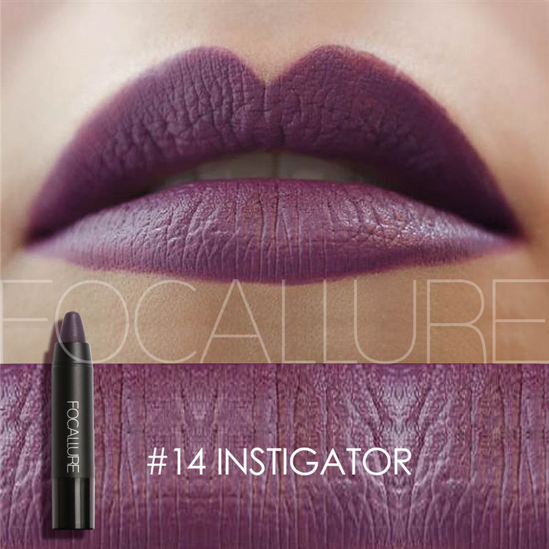 FOCALLURE 19 Colors Matte Lipsticks Waterproof Matte Lipstick Lip Sticks Cosmetic