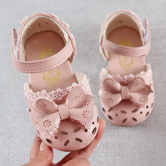 Newest Summer Kids Shoes 2021 Fashion Leathers Sweet Children