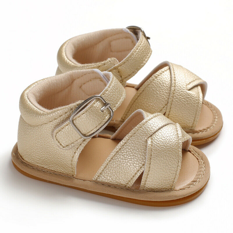 New Infant Baby Girl Casual Soft Sole Prewalker Summer Prewalker Shoes