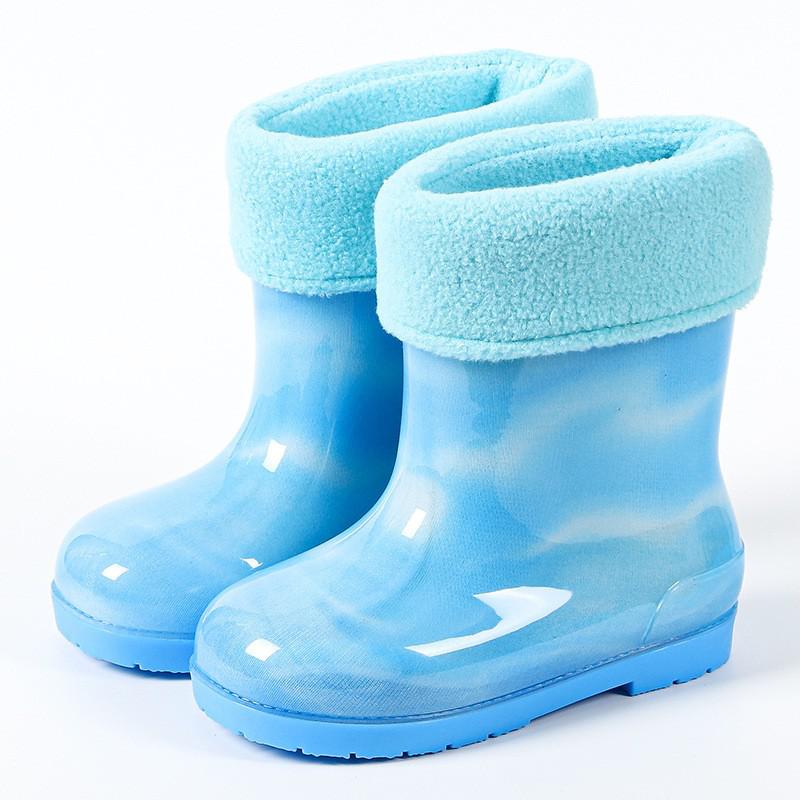 Rainbow Children Water Shoes PVC Kids Rubber Boots Fashion