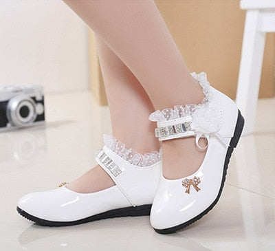 2020 Children’s Elegant PU Leather Princess Sandals – Stylish Kids’ Shoes