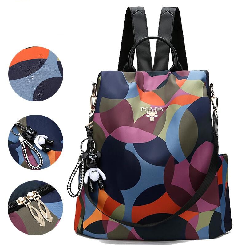 Fashion Backpack Women Oxford Cloth Shoulder Bags School Bags for Teenage