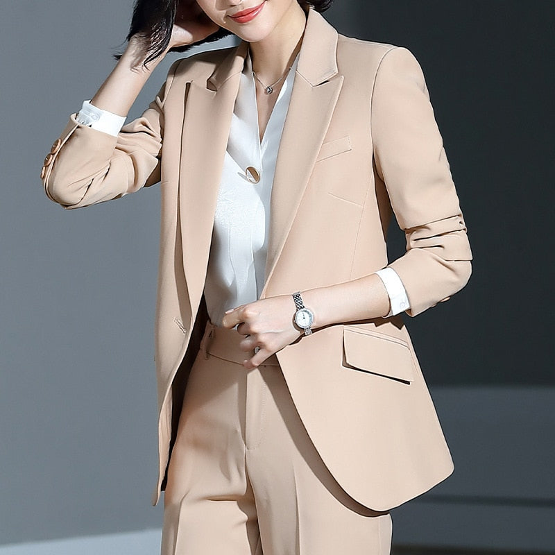 Office Work Skirt Suits Women Two Piece Set Business Lady Uniforms