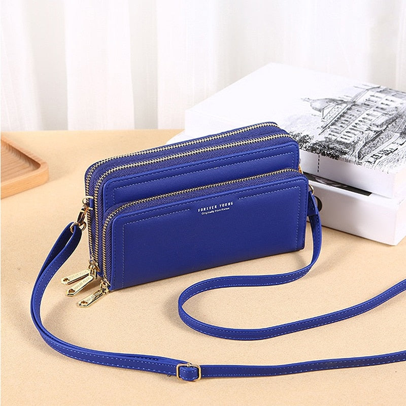 Women Messenger Bag Square Bag Cloth Pattern Turn Lock Mini Bag