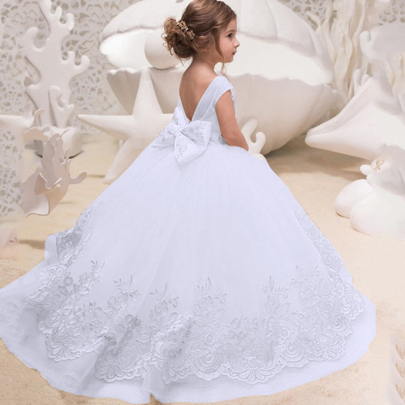 Baby Girls' Princess Ball Gown – Elegant Party & Wedding Bridesmaid Dress