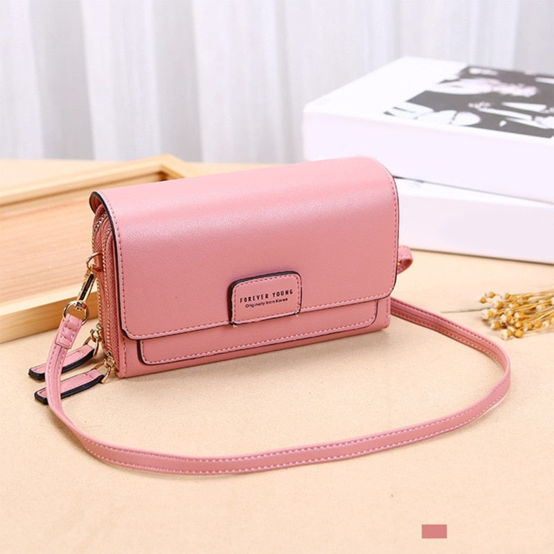 Women Messenger Bag Square Bag Cloth Pattern Turn Lock Mini Bag