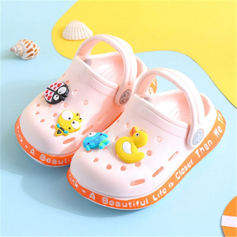 Summer sandals kids Mules Baby Boys Girls Cartoon baby Sandals