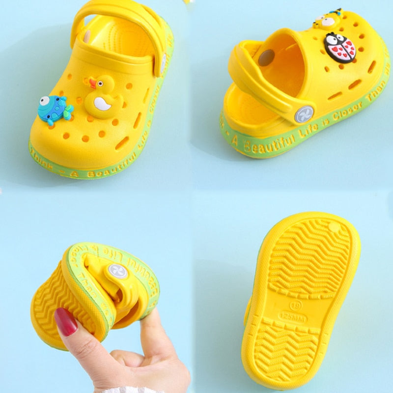 Summer sandals kids Mules Baby Boys Girls Cartoon baby Sandals