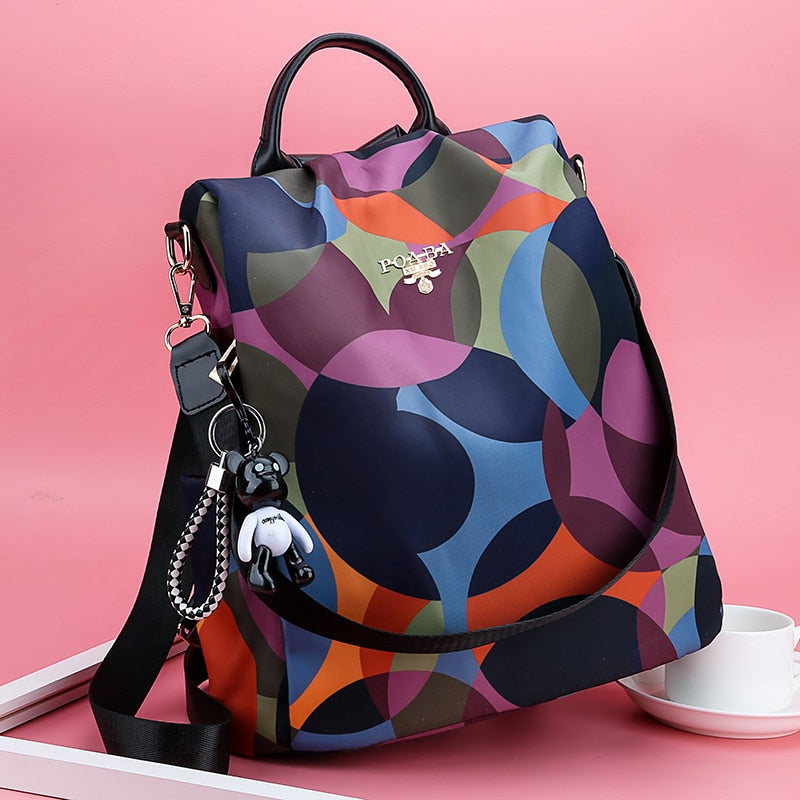 Fashion Backpack Women Oxford Cloth Shoulder Bags School Bags for Teenage