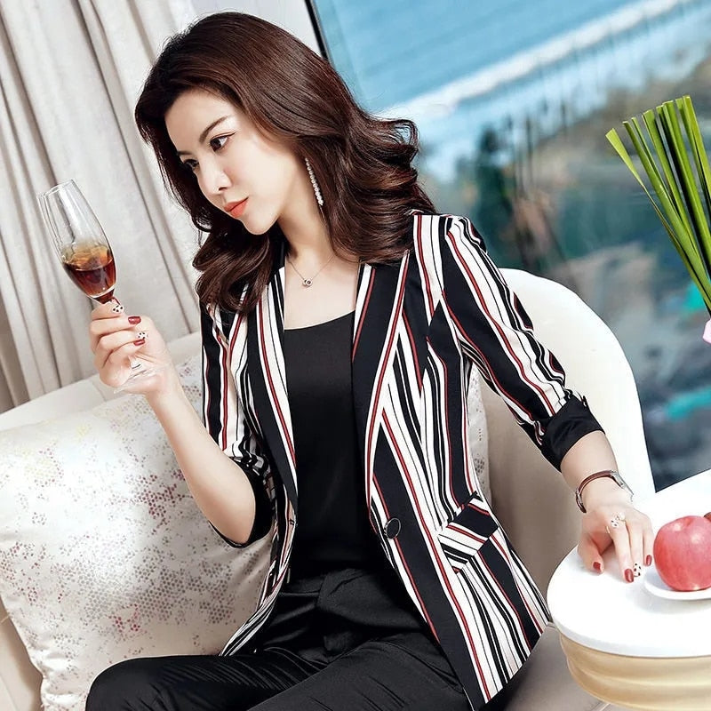 Polka Dot Ssuit Jacket Female Ins Spring Summer