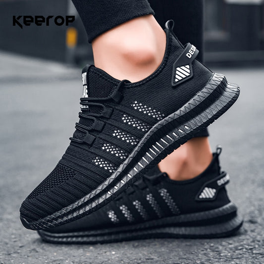 Fashion Casual Shoes Breathable Air Mesh Men's Sneakers Lightweight Walking Sneakers