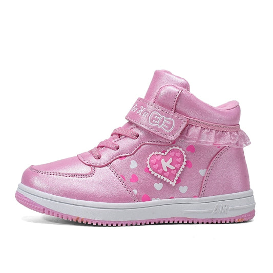 Children Winter Girls Boots 4-10 Years Kids Warm Shoes