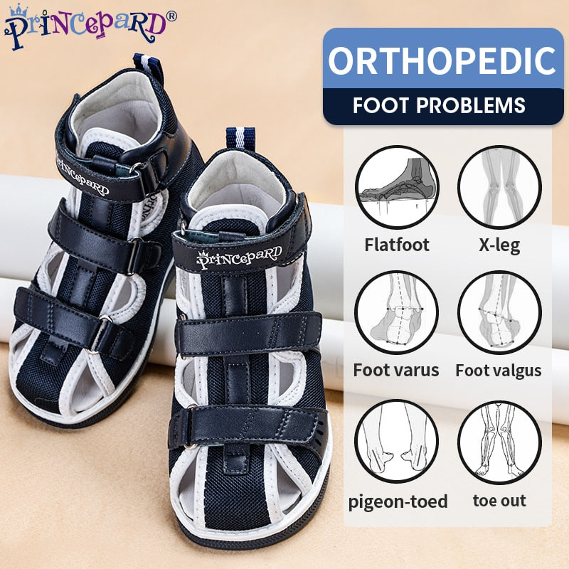 Princepard 2021 Children Orthopedic Shoes for Flat Feet Summer Kids Shoes