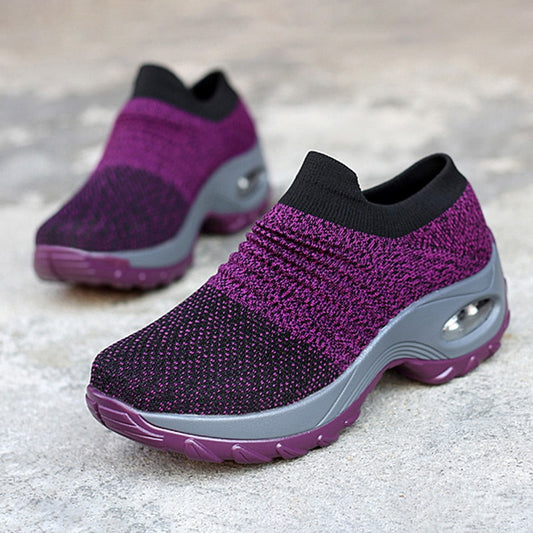 Women Sneakers Fashion Breathable Mesh Casual Shoes Platform Sneakers Platform